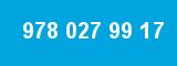978 027 99 17 978 027 99 17
